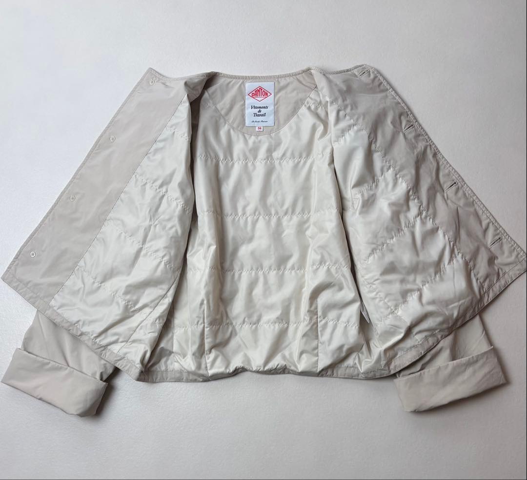 ダントン　インサレーション カラーレスワイドジャケット　中綿　現行モデル