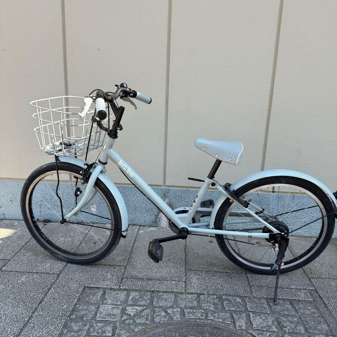 bikke j（ビッケj) 22インチ　ジュニア用自転車　ブルーグレー