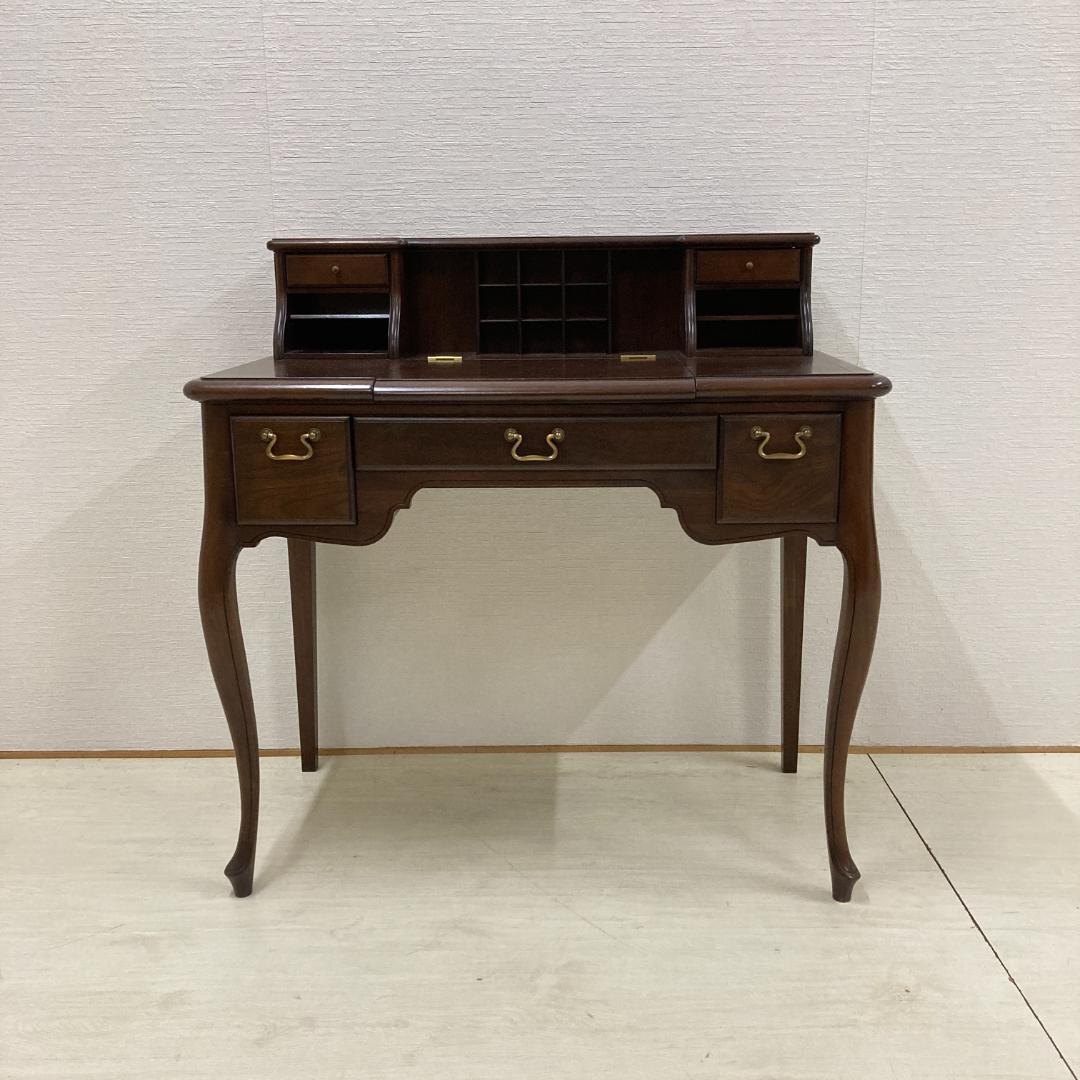 アンティーク調　猫脚　クラシック　デスク　机　ドレッサー