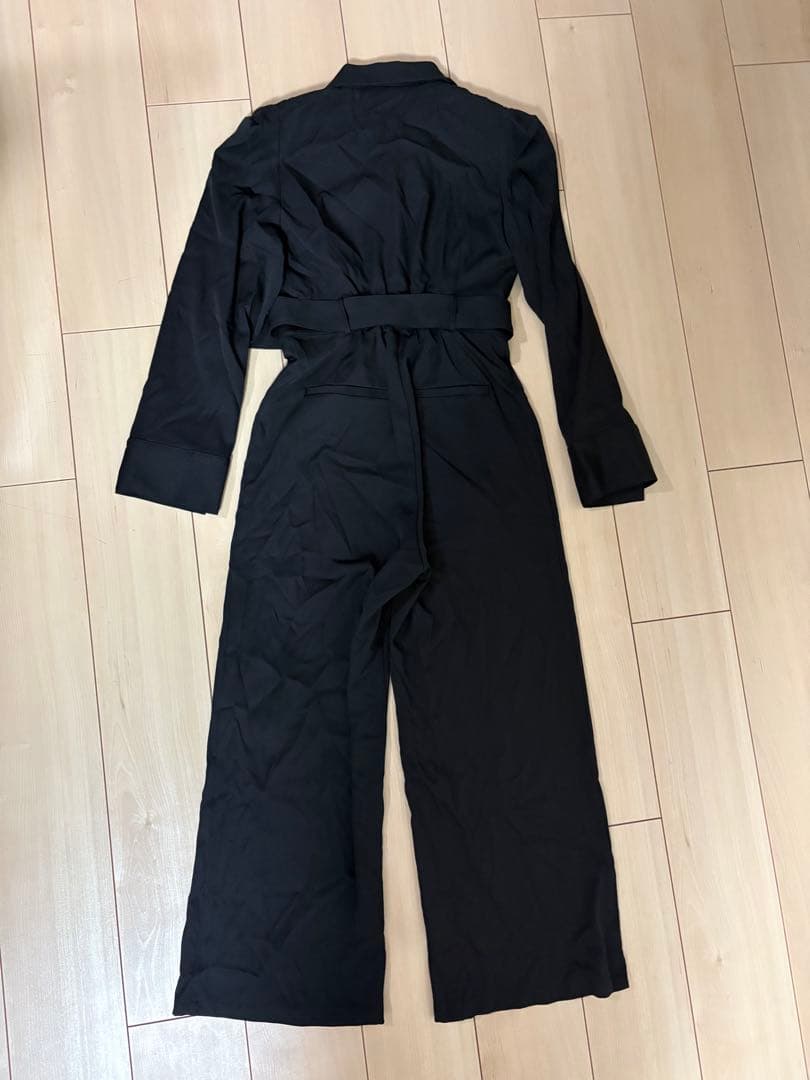  PARTY ベルト付きケープ風オールインワン