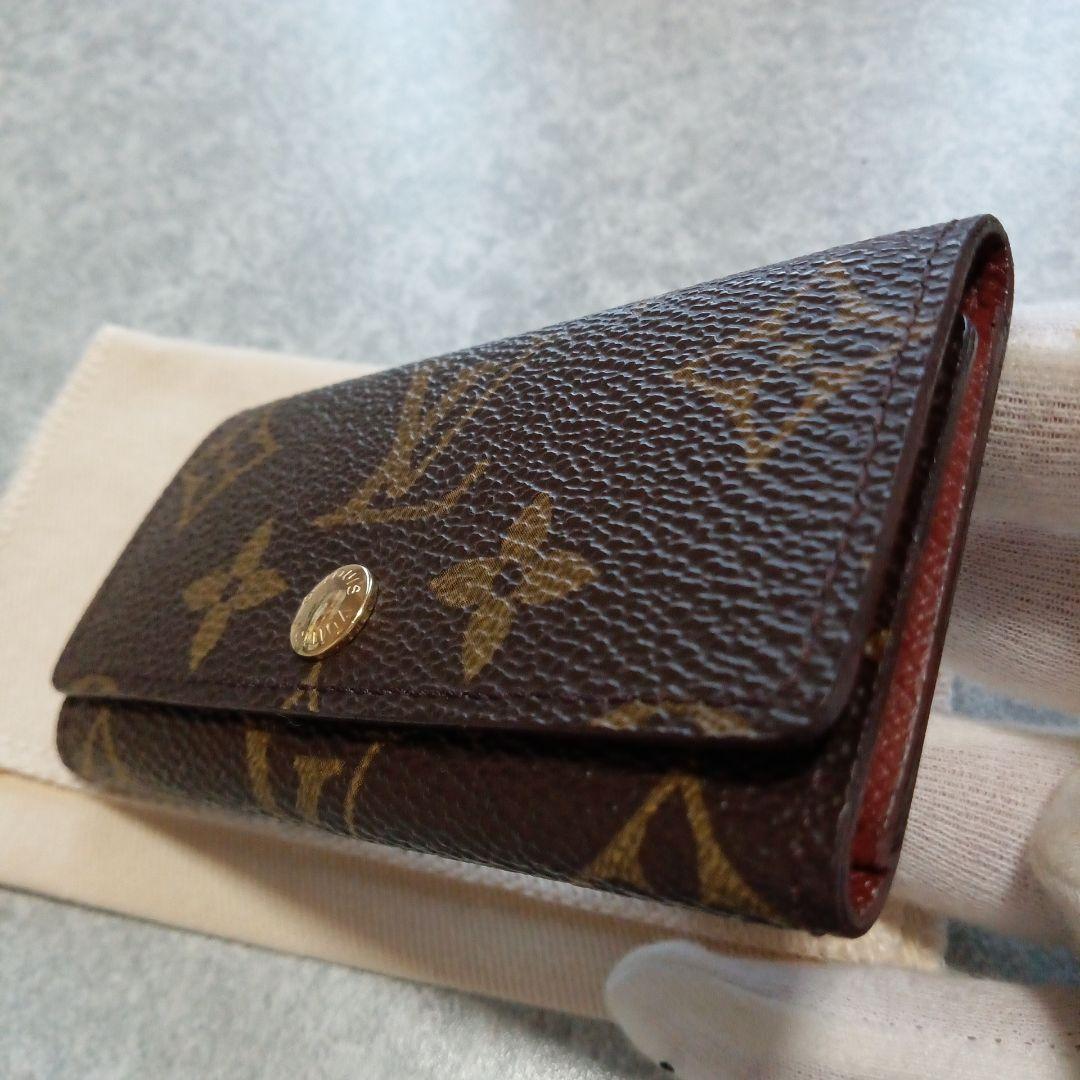 ルイ・ヴィトン。美品モノグラム、ミュルティクレ4連キーケース一式セット