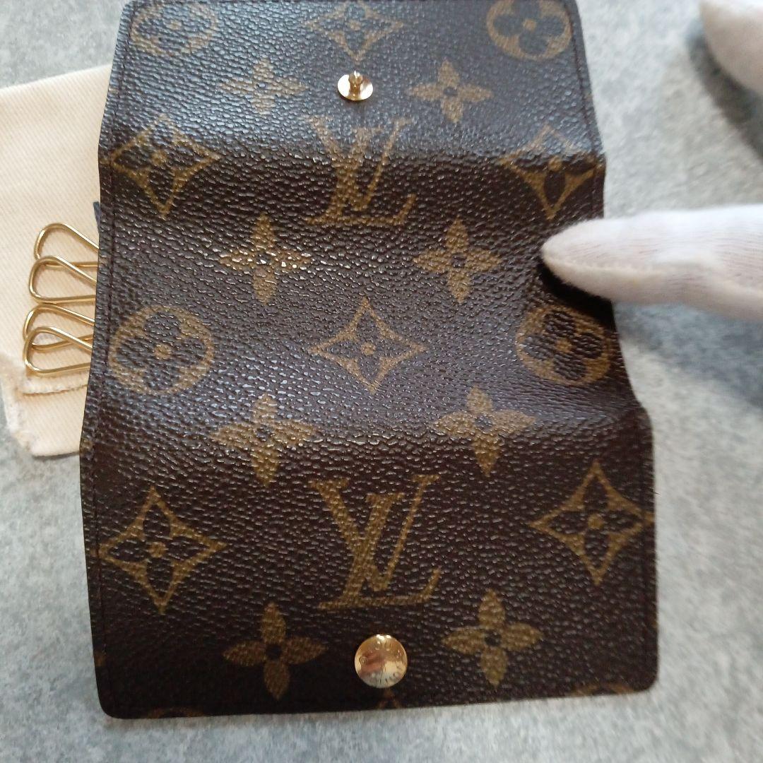 ルイ・ヴィトン。美品モノグラム、ミュルティクレ4連キーケース一式セット