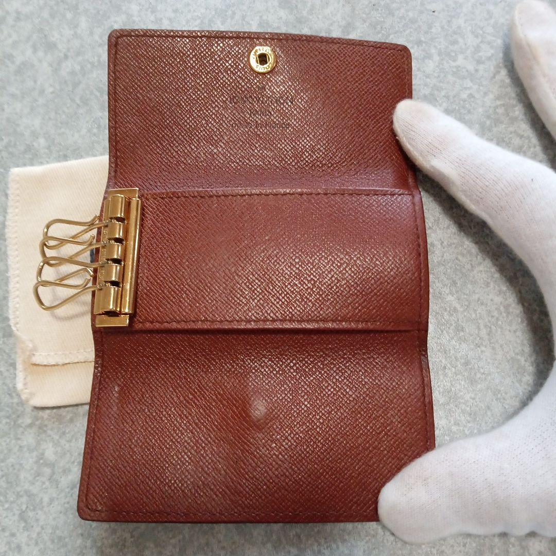 ルイ・ヴィトン。美品モノグラム、ミュルティクレ4連キーケース一式セット