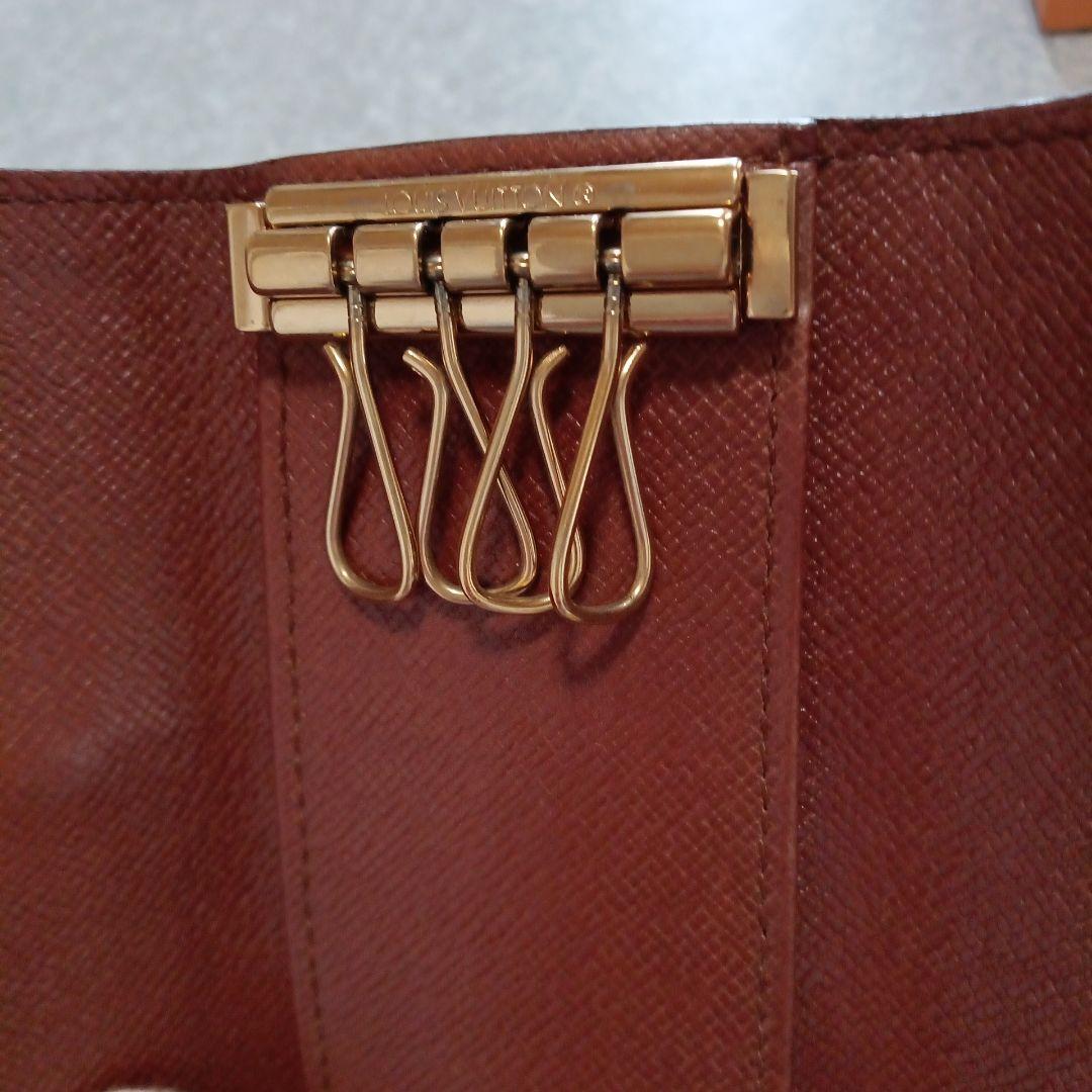 ルイ・ヴィトン。美品モノグラム、ミュルティクレ4連キーケース一式セット