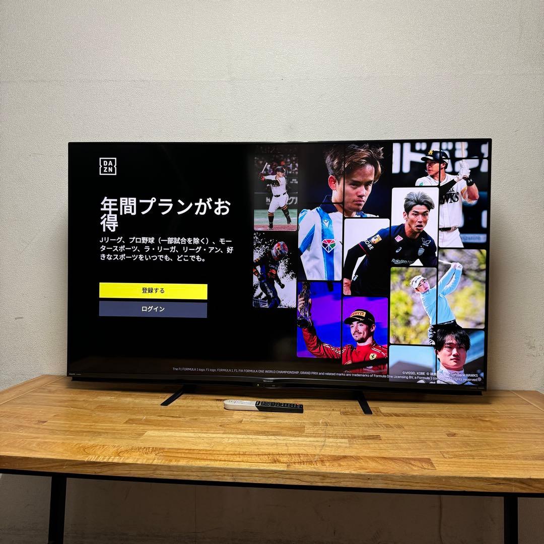 シャープ 60V型 4K 液晶テレビ Android TV 4T-C60AJ1