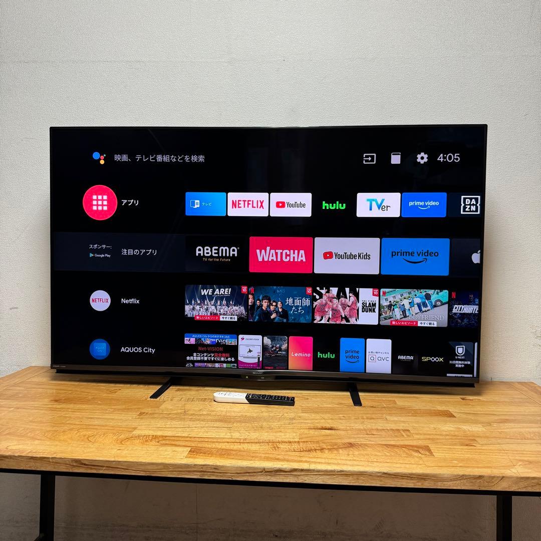 シャープ 60V型 4K 液晶テレビ Android TV 4T-C60AJ1