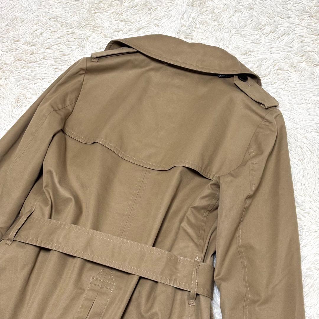 HYKE ハイク トレンチコート ベルト ボタン完備 ライナー付き ベージュ