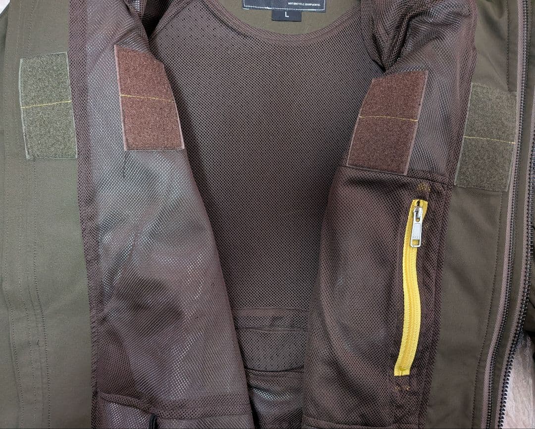 POWERAGE FURライダース オリーブグリーン L 中古 パワーエイジ