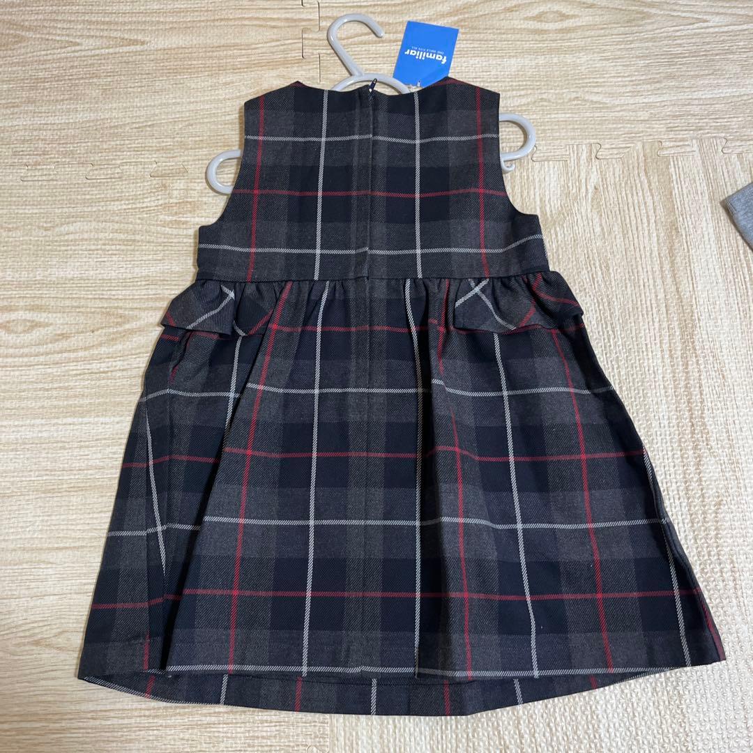 familiarワンピース　カーディガンセット 100cm