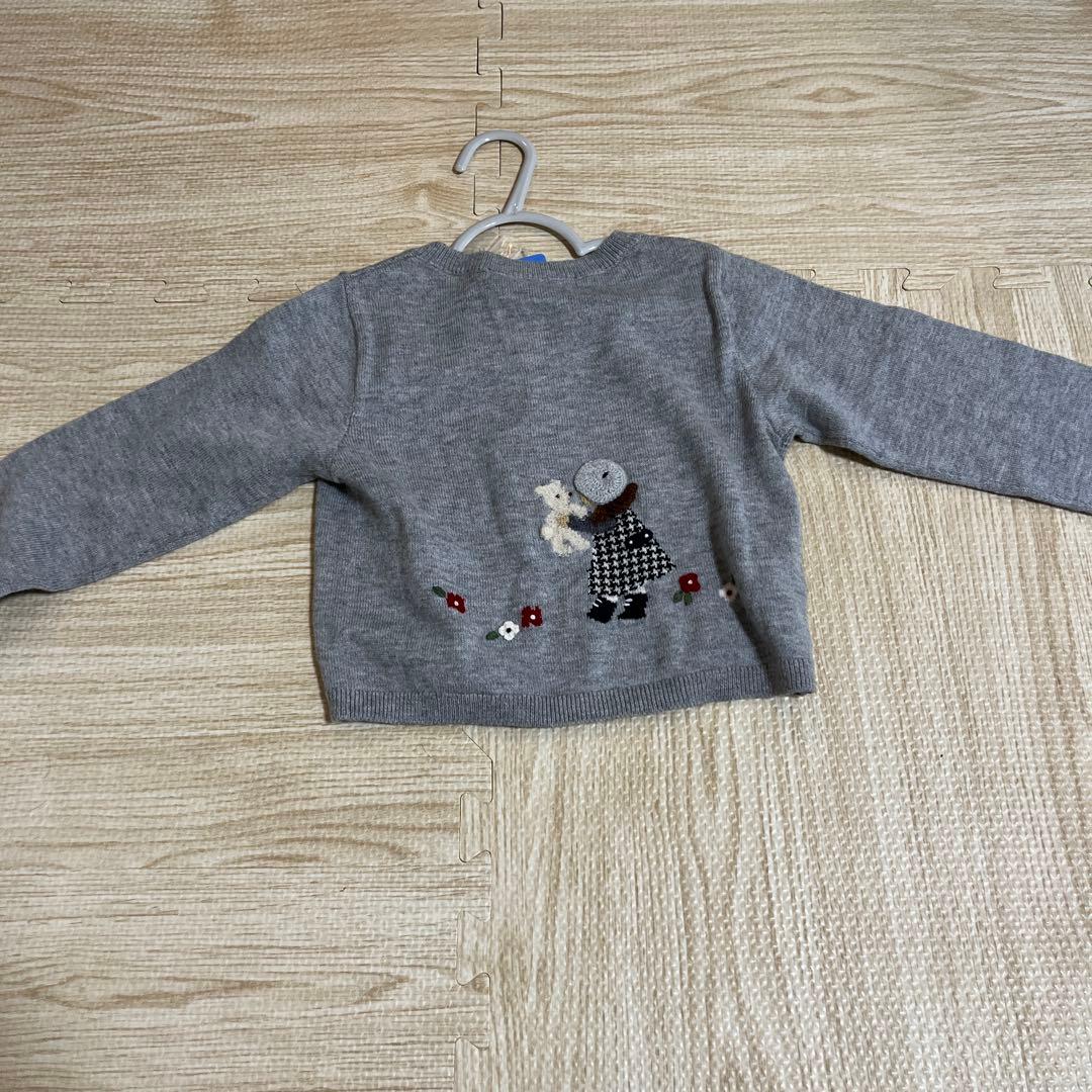 familiarワンピース　カーディガンセット 100cm