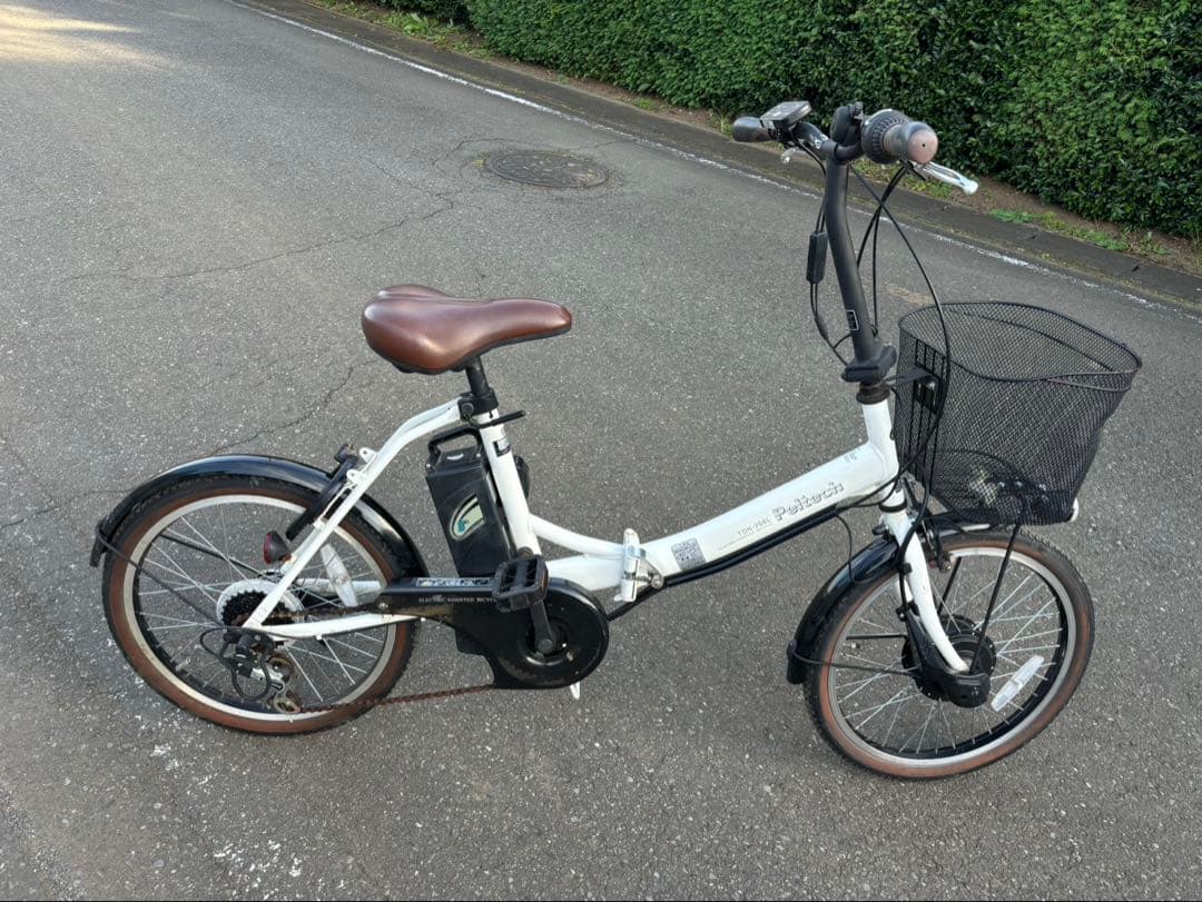 折りたたみ電動アシスト自転車 peltech 20インチ
