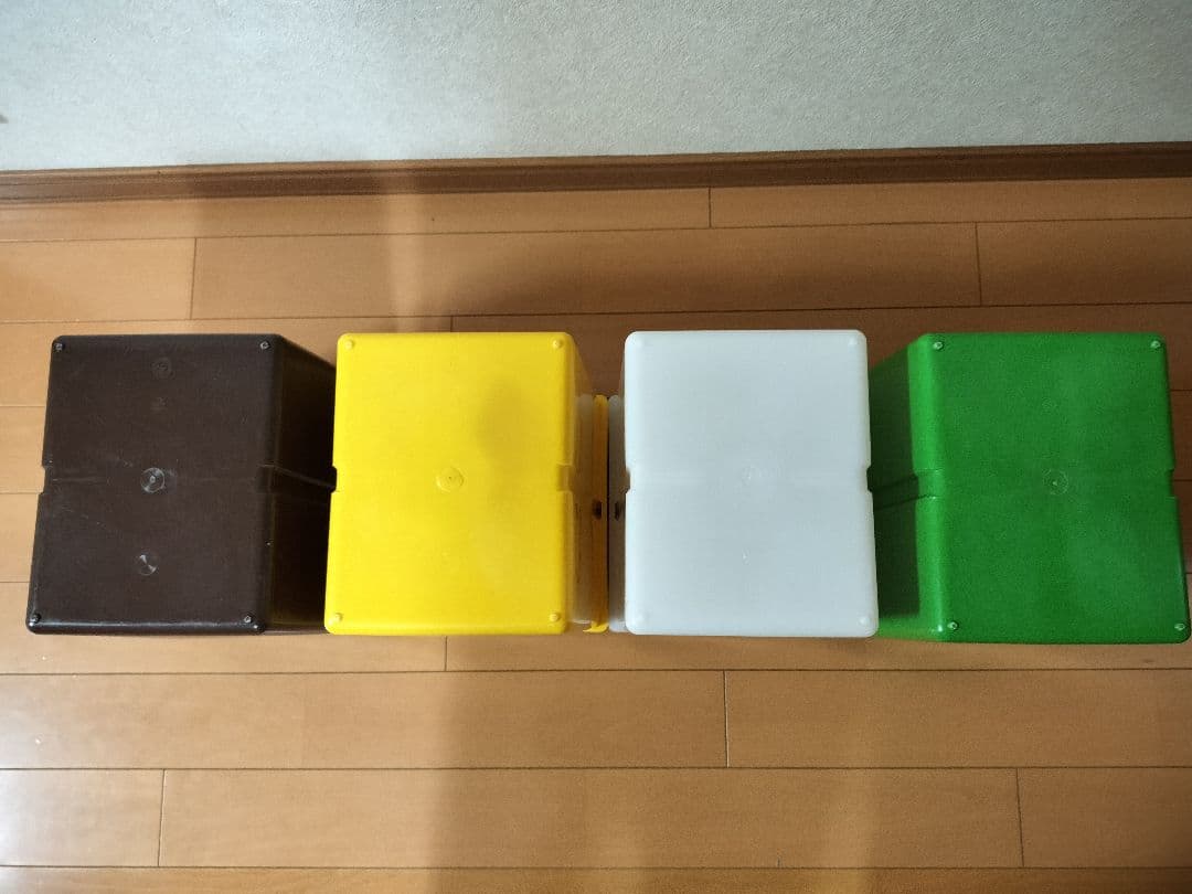 スチール製ダストボックス 2×2段 スリム大容量　ゴミ分別