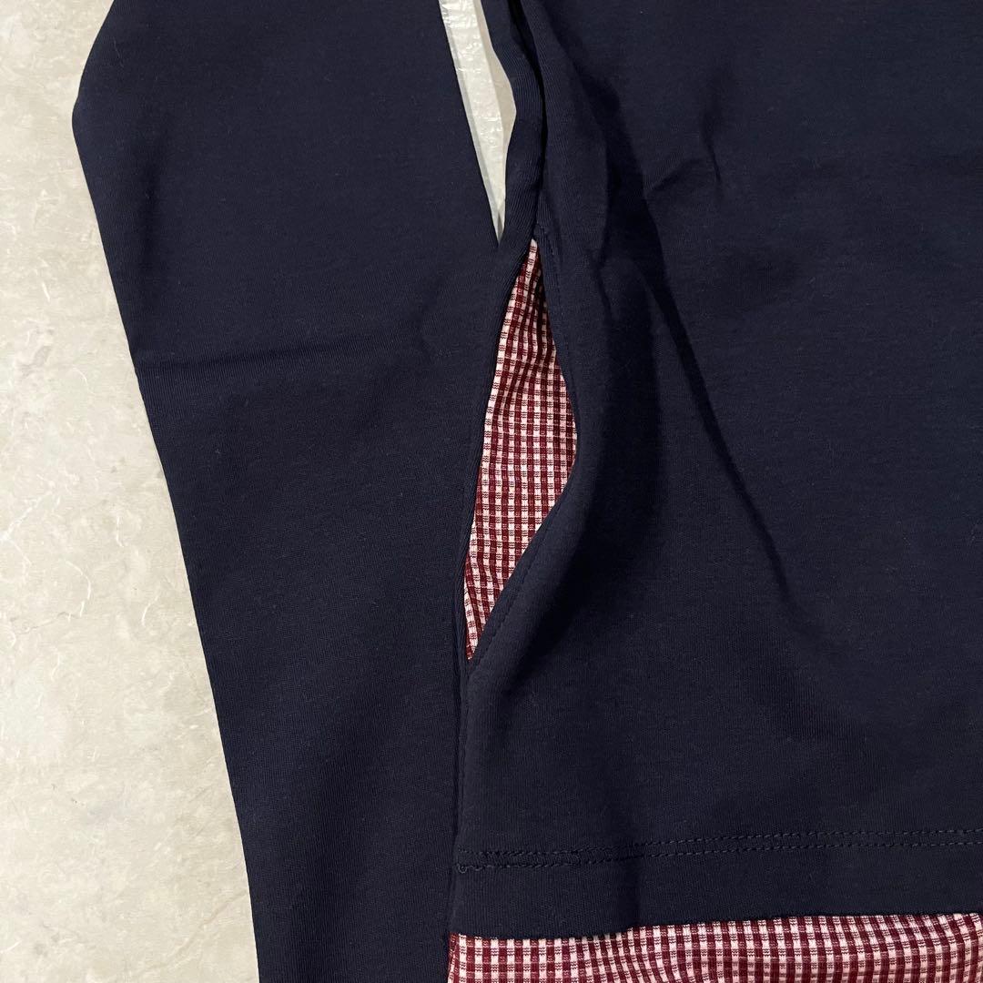 【新品未使用】COYSEIO ブラウスドッキング長袖カットソー