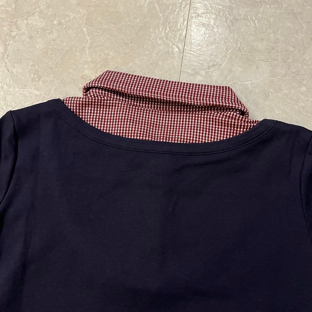 【新品未使用】COYSEIO ブラウスドッキング長袖カットソー