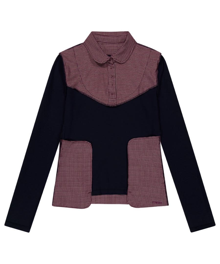 【新品未使用】COYSEIO ブラウスドッキング長袖カットソー