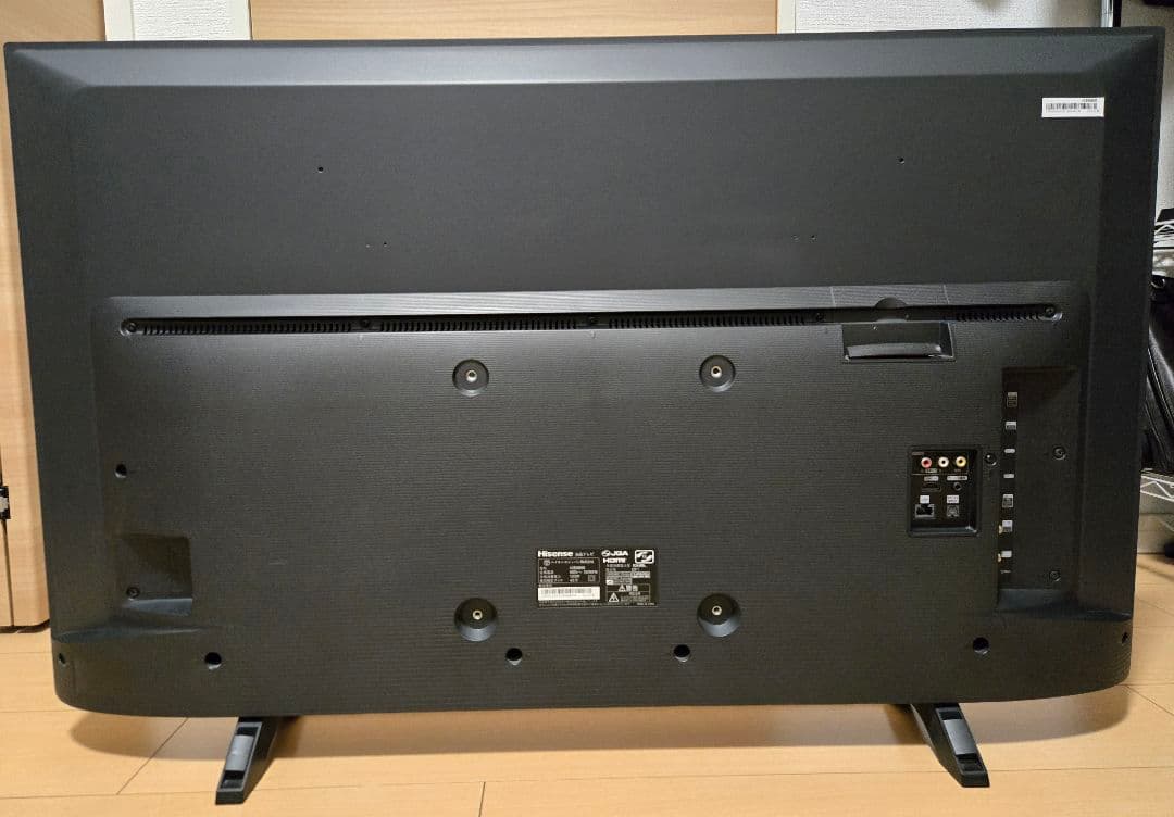 ハイセンス hisense 43型　4Kテレビ 43E6800　19年製
