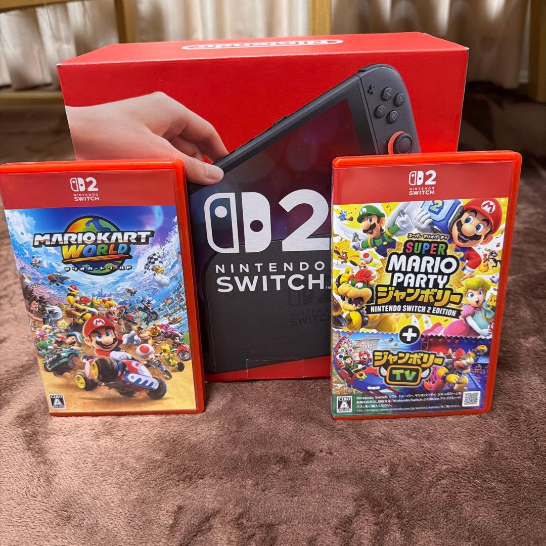 Nintendo Switch D2 本体+ カセット２つ