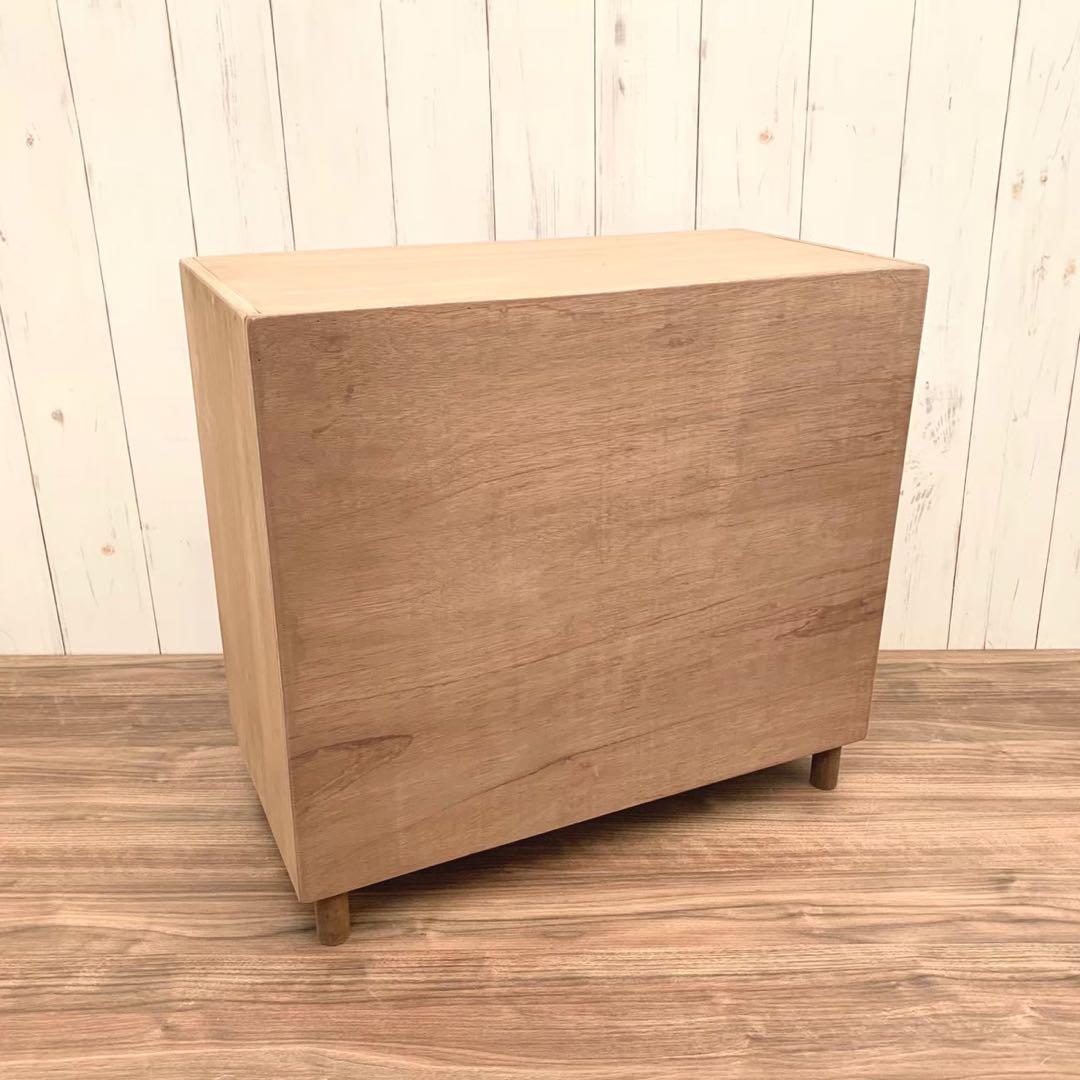 ⭐︎ アンティーク調 引戸式 収納棚 引き出し付き サイドシェルフ 1点限り⭐︎