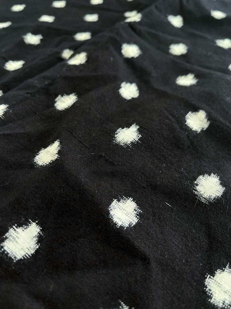 木綿　雪ん子絣　久留米絣　単衣