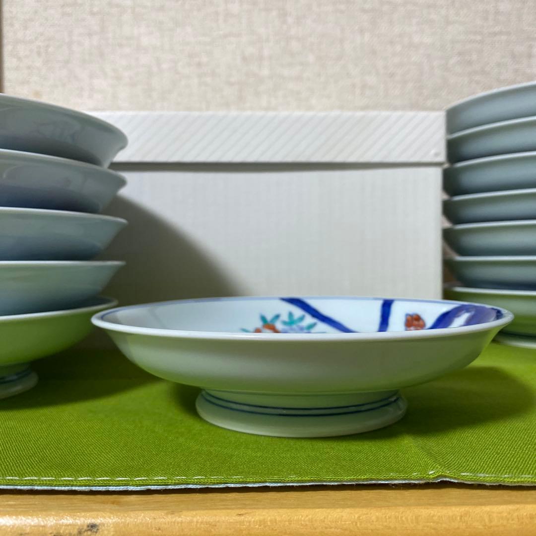 有田焼　華山　銘々皿　14.5cm 新旧27枚