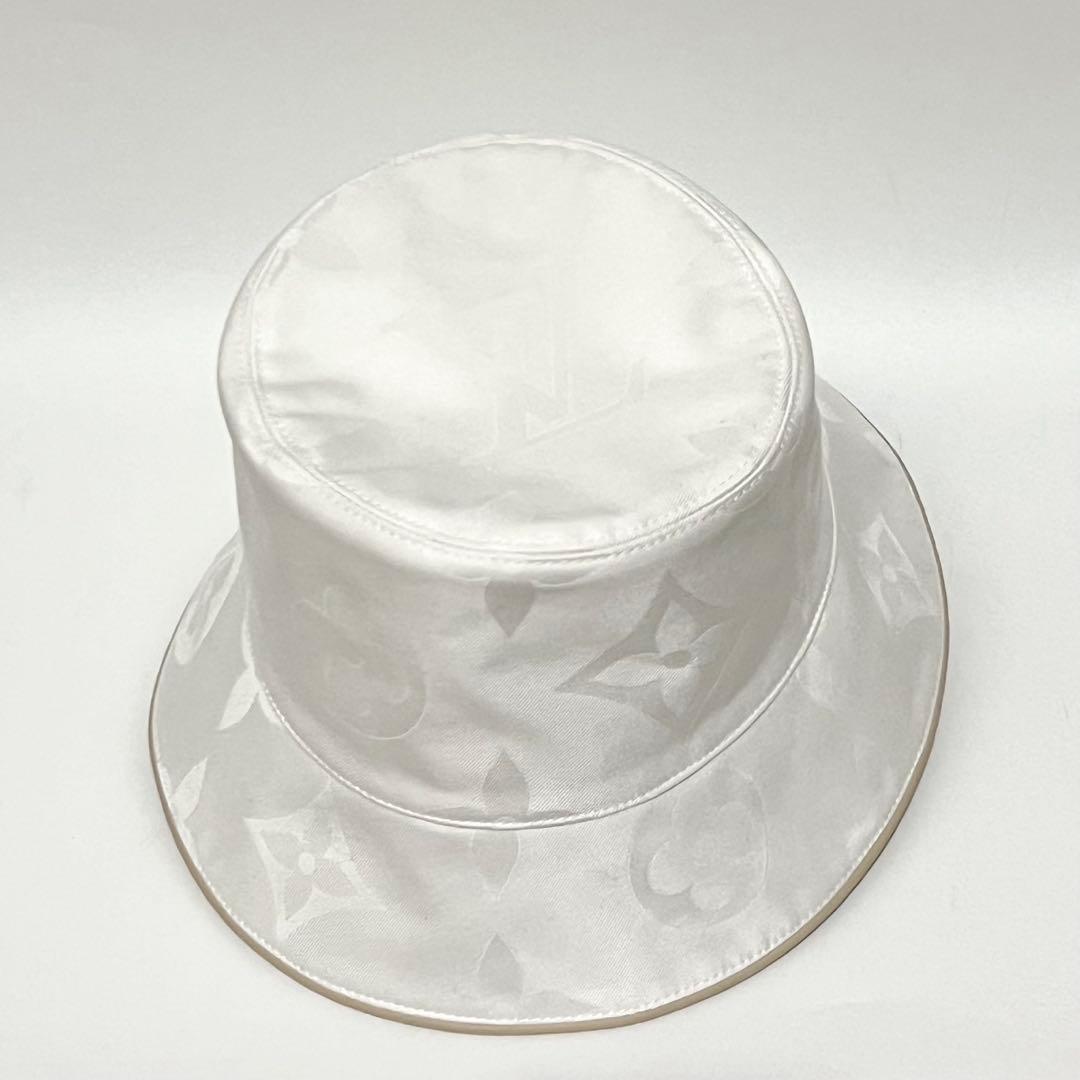 【未使用級】Louis Vuitton バケットハット・デイリーグラム ホワイト