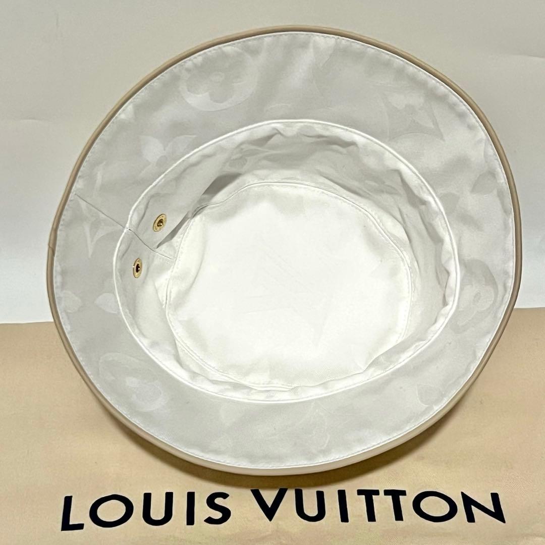 【未使用級】Louis Vuitton バケットハット・デイリーグラム ホワイト