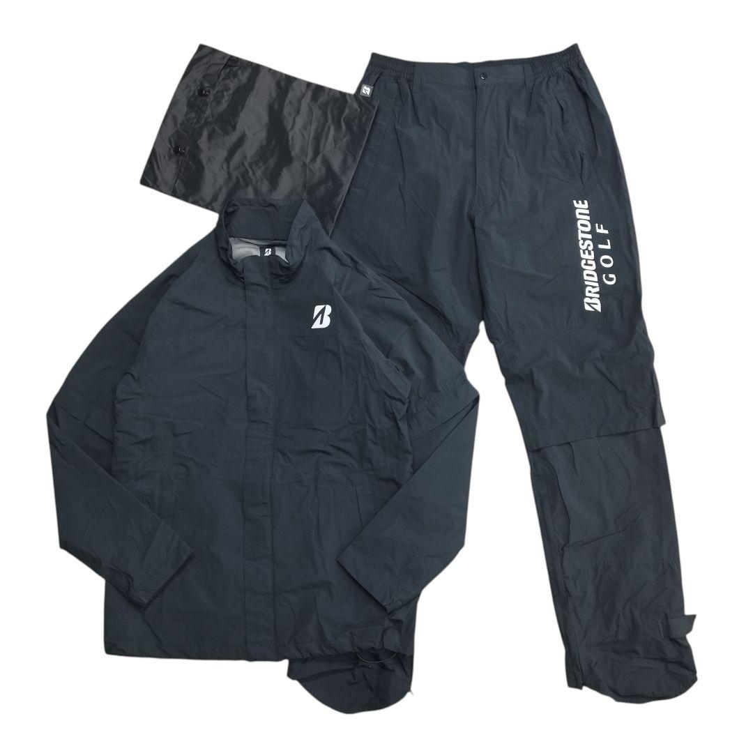 ブリヂストンゴルフ 水神 セットアップ レイン ゴルフウェア 保存袋付 Mサイズ