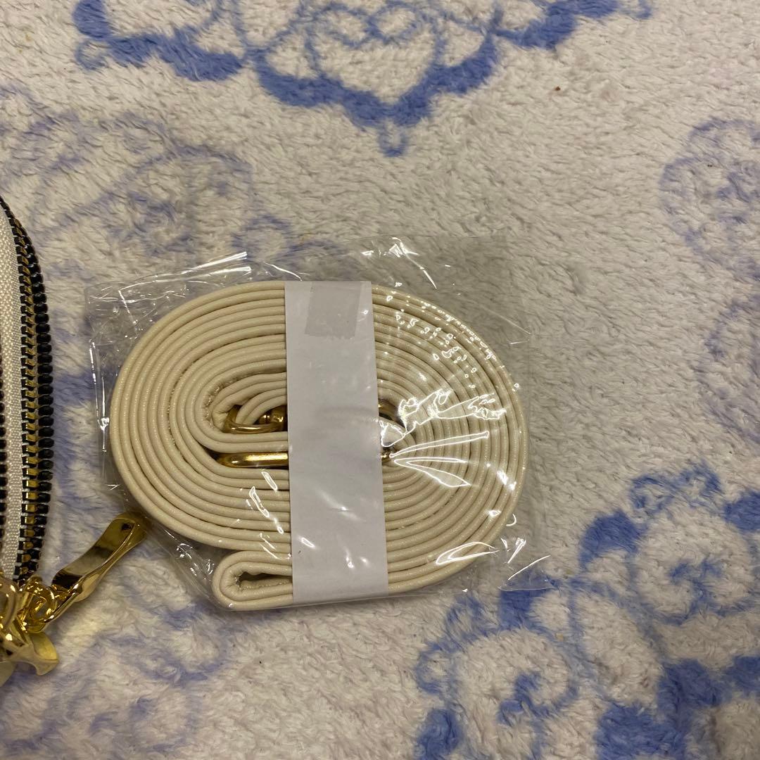 【新品未使用】菊の御紋入り　お財布ショルダー