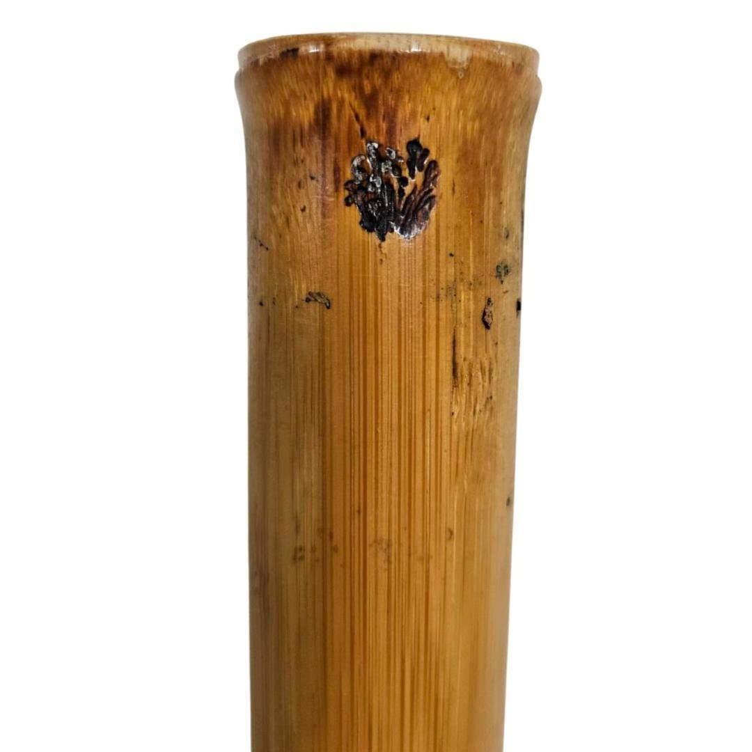 あ 尺八 琴古流 蝴蝶 2尺1寸 5孔 銘あり 2印 二分割 和楽器