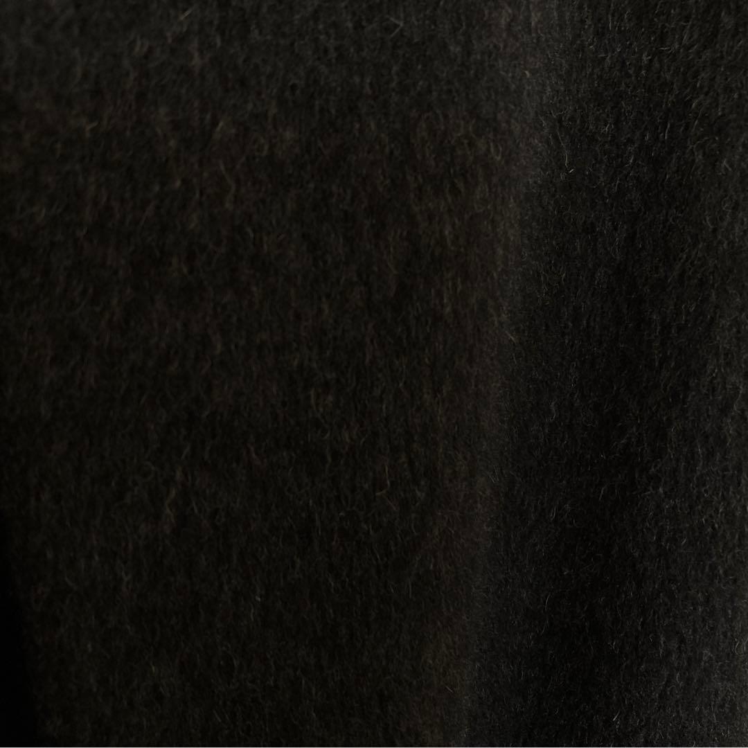 プラージュ アルパカシャギーコート ダークグレー