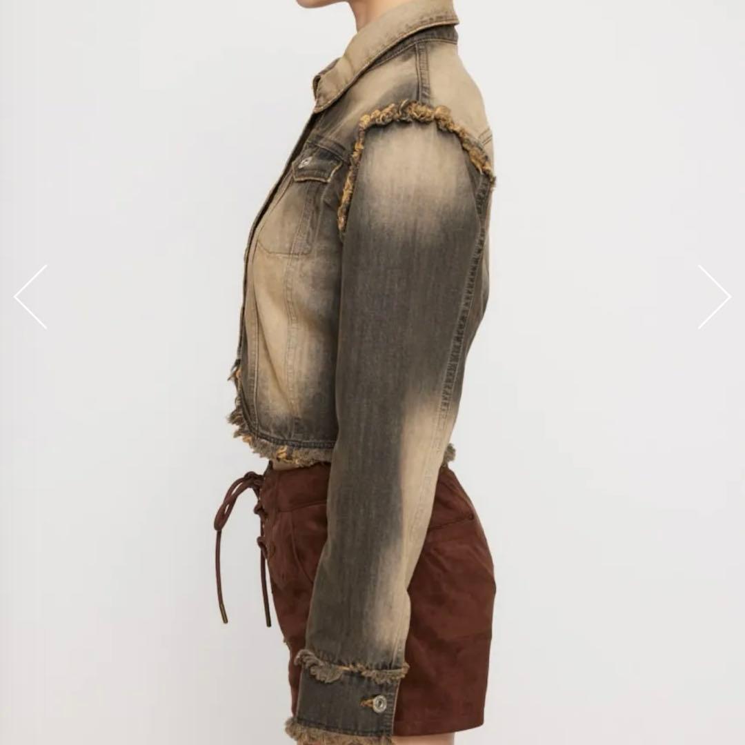 LAGUA GEM 再入荷待ちCUT OFF COMPACT デニムジャケット