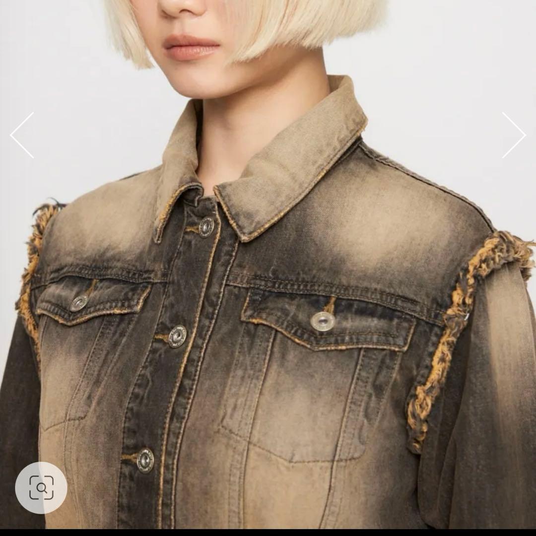 LAGUA GEM 再入荷待ちCUT OFF COMPACT デニムジャケット