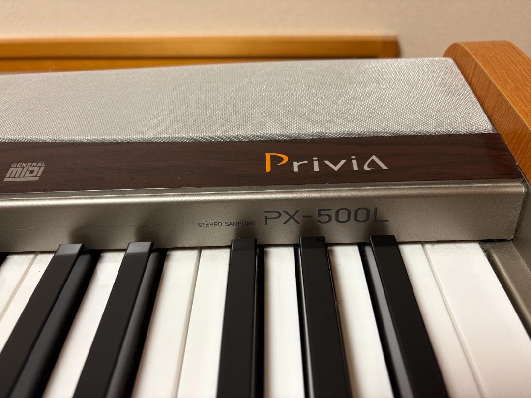 光ナビゲーション CASIO Privia PX-500Lスタンド付+教本7冊