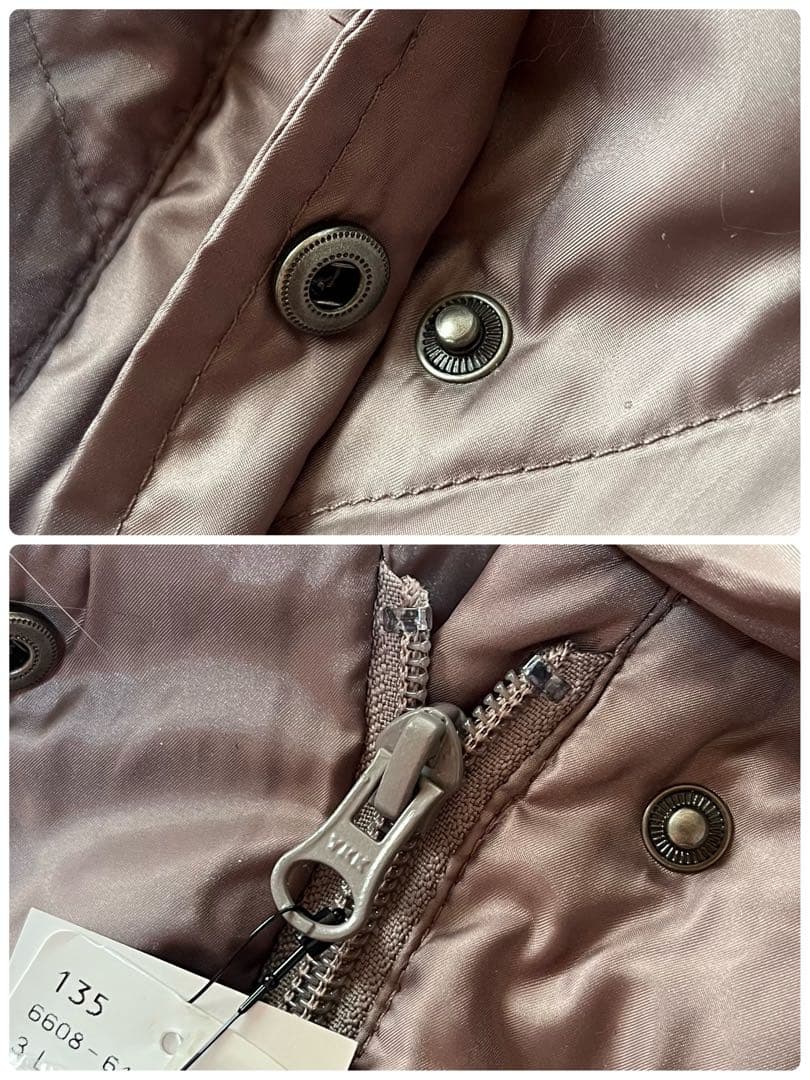 【新品未使用】グランドフェイス　フォックスファー付き　ロング　ダウンコート