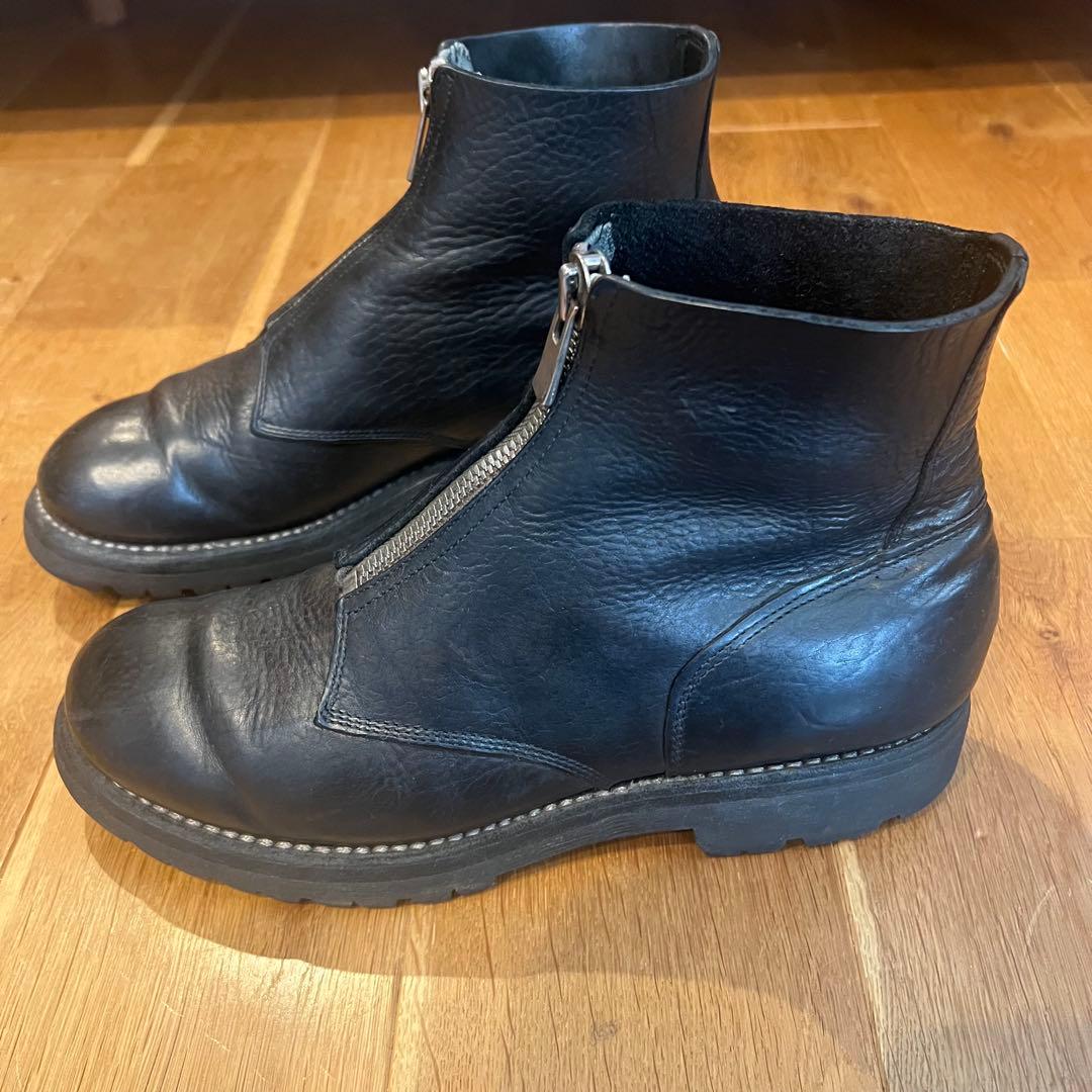 s*i様 GUIDI フロントジップブーツ センタージップ グイディ ブーツ