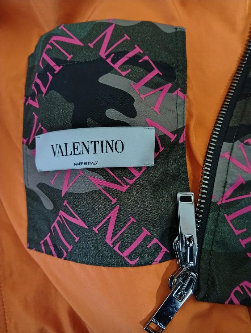 Valentino カモフラボンバージャケット 46