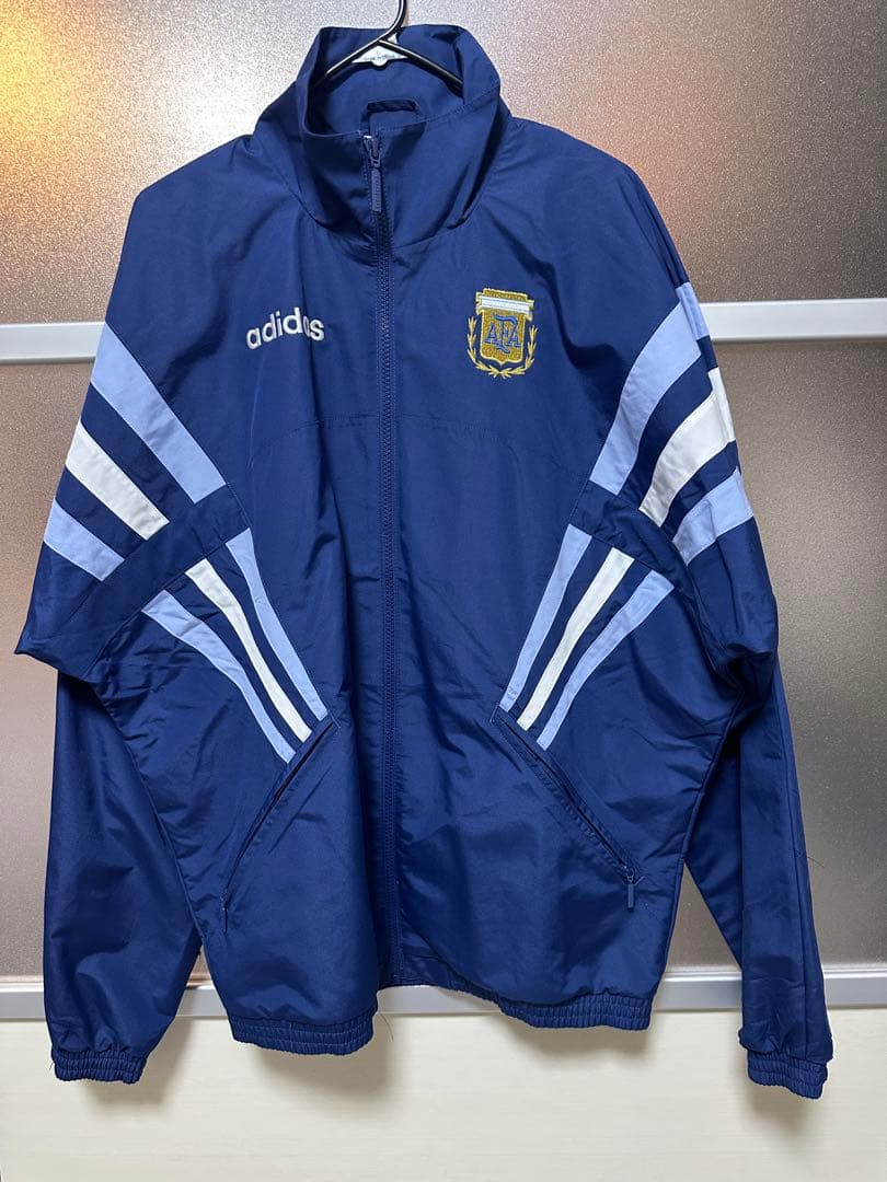 adidas AFA ピステ ウィンドブレーカー ネイビー