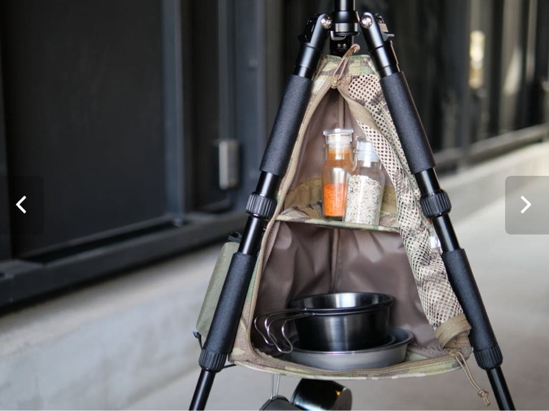 テーブル・チェア・ハンモック BYCRISEORIGINALS /TRIPOD STORAGE /BLACK