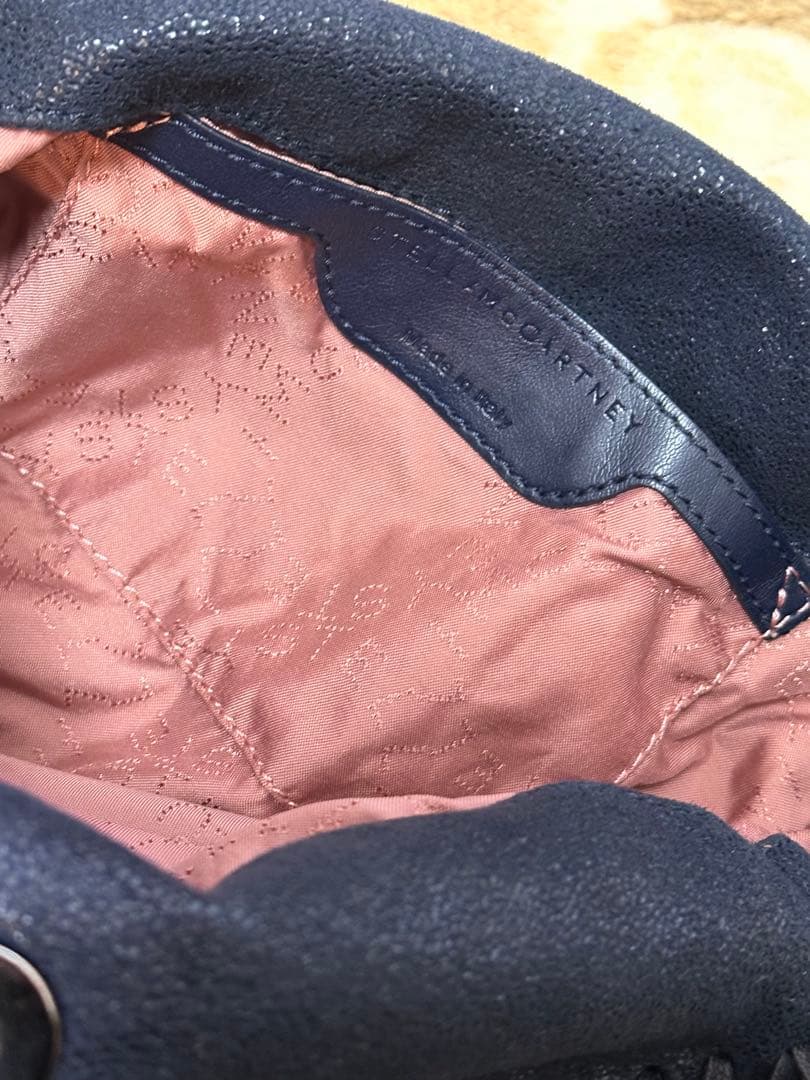 【ステラマッカートニー】ファラベラ ミニ チェーンバッグ ネイビー