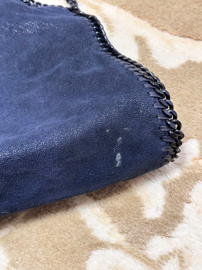 【ステラマッカートニー】ファラベラ ミニ チェーンバッグ ネイビー