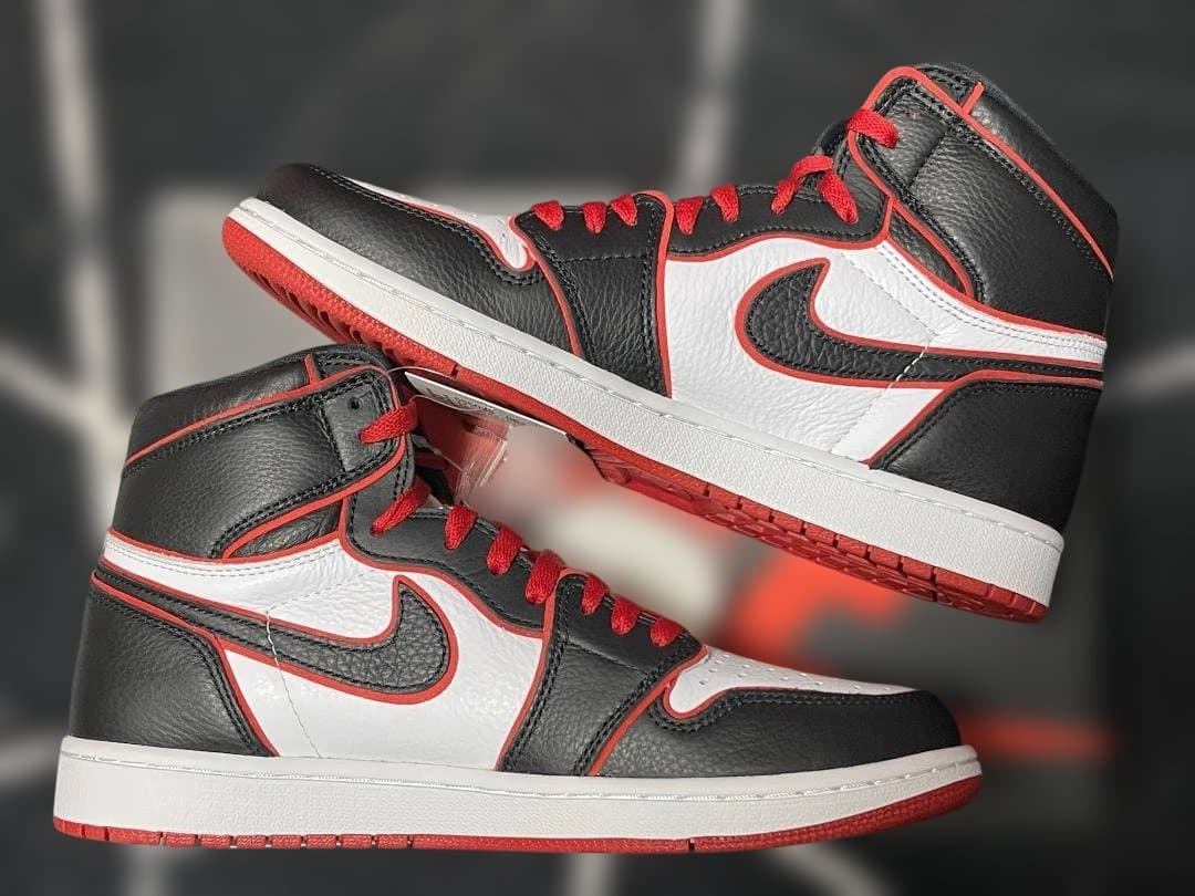 Nike Air Jordan 1 ブラック/ホワイト/レッド