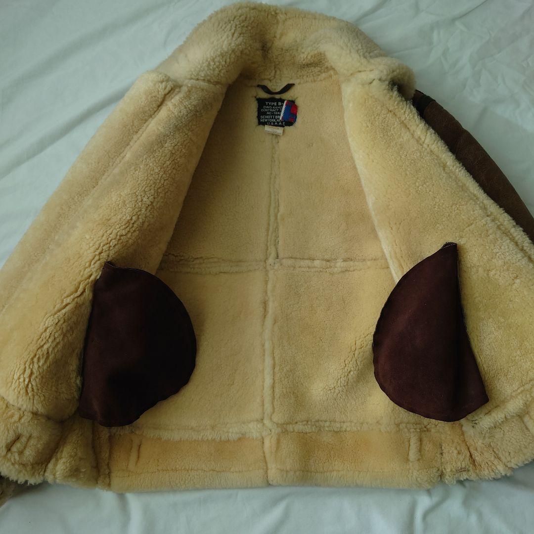 B-3　フライトジャケット　schott製 Size38
