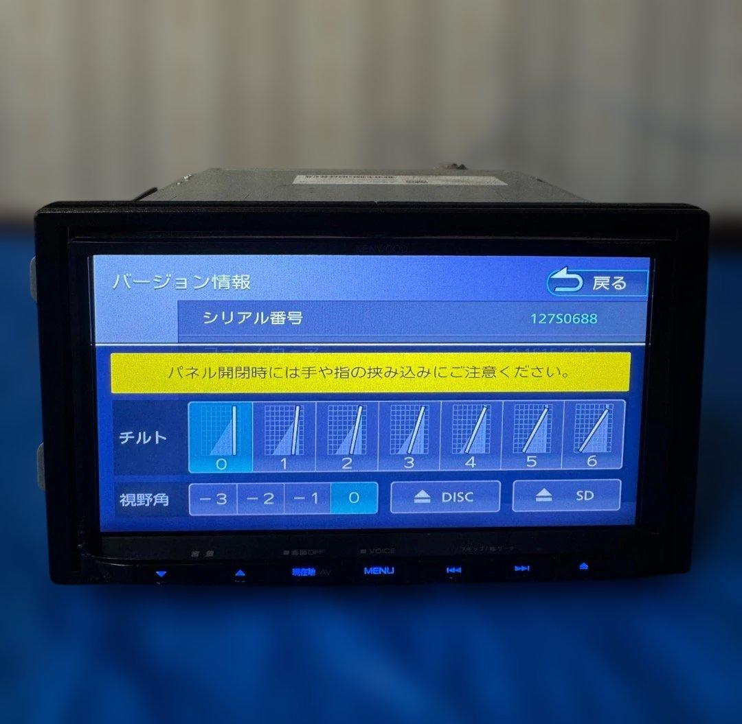 KENWOOD MDV-D409BT メインユニット、2022年製