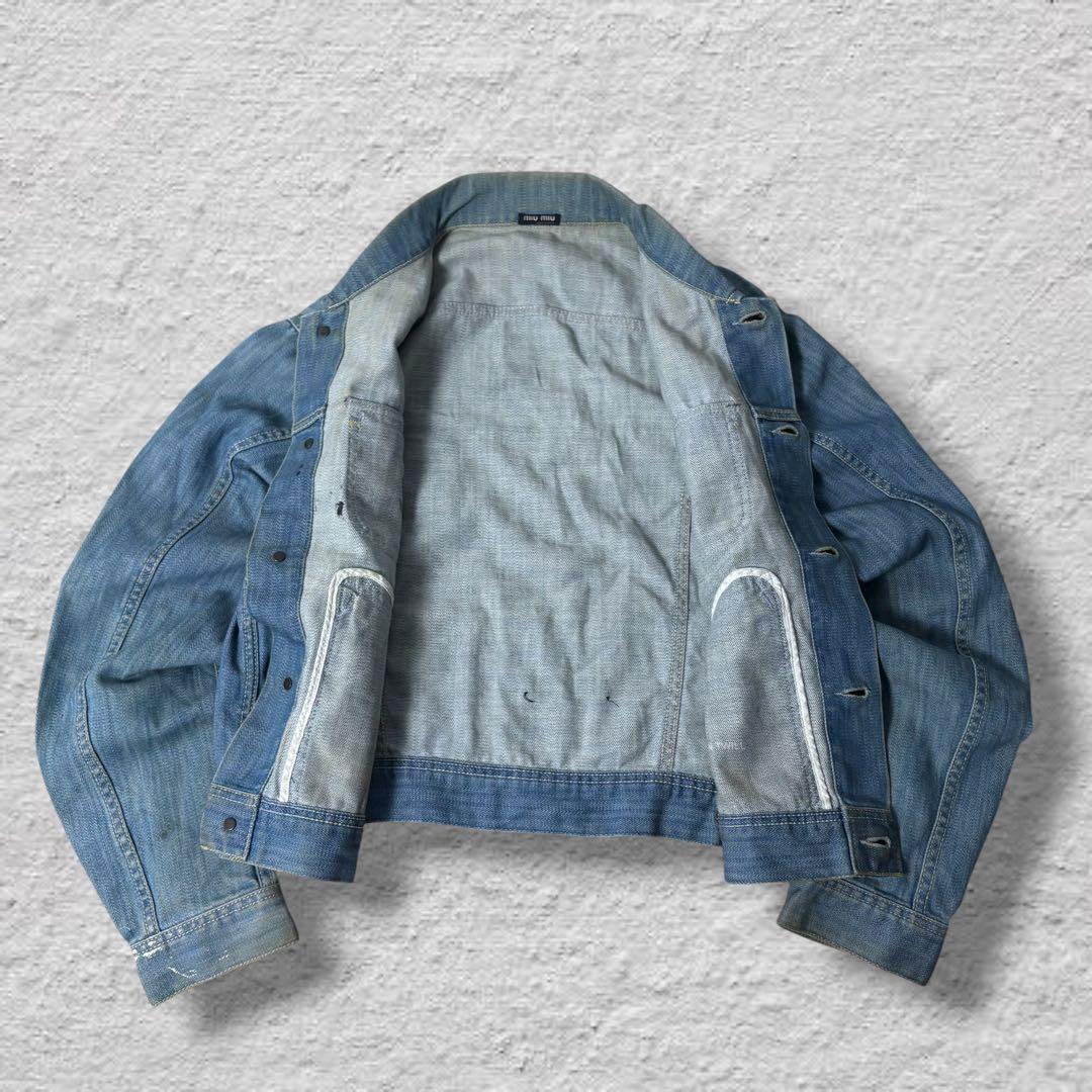 キホ miumiu ミュウミュウ アーカイブ デニムジャケット古着