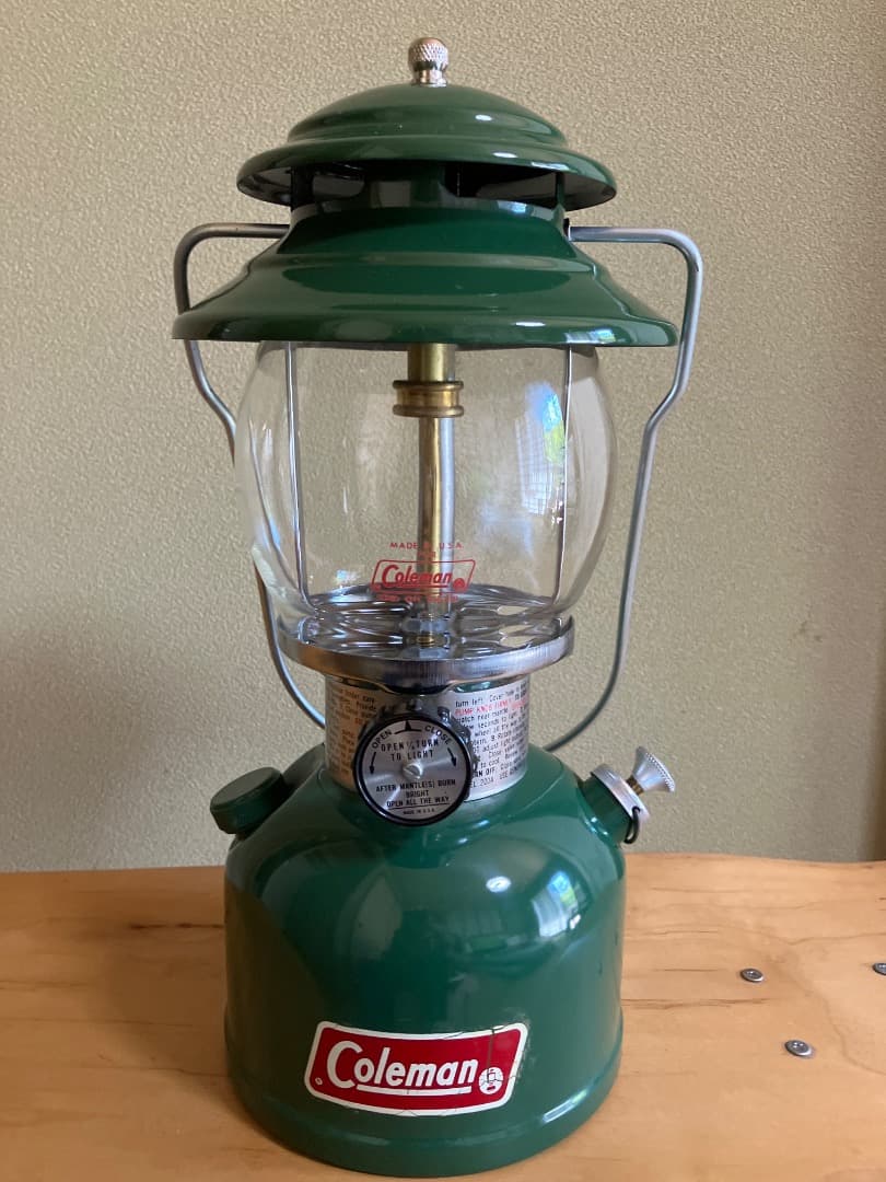 Coleman ランタン 200A700 '80/11 グリーン 取扱説明書付き