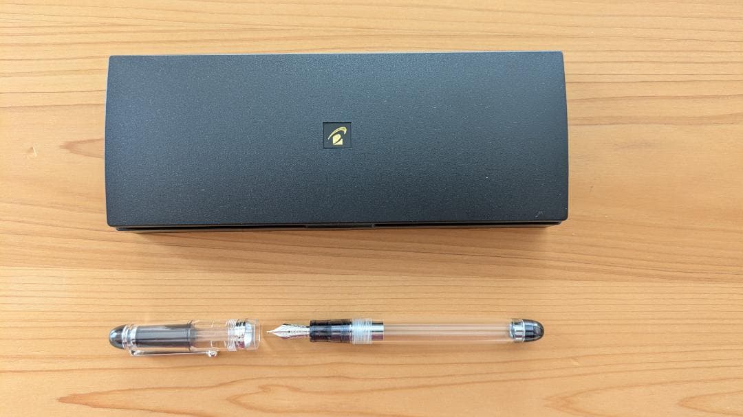 パイロット　カスタム74 クリア　Mニブ　中字　+おまけ