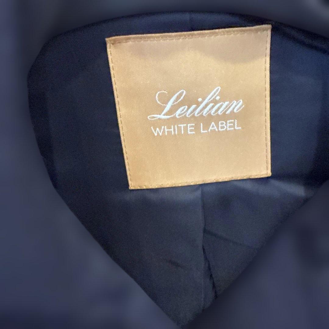 レリアン　ホワイトレーベル11号　近年タグ　濃紺　ウールのピーコート　冬