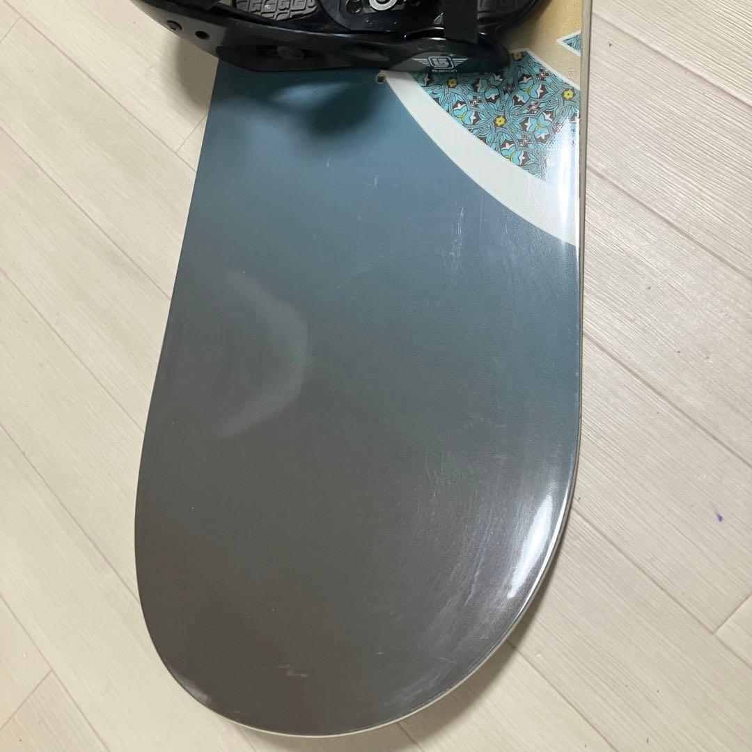 バック付/BURTON Luxバートンスノーボードセット147/バインディングM