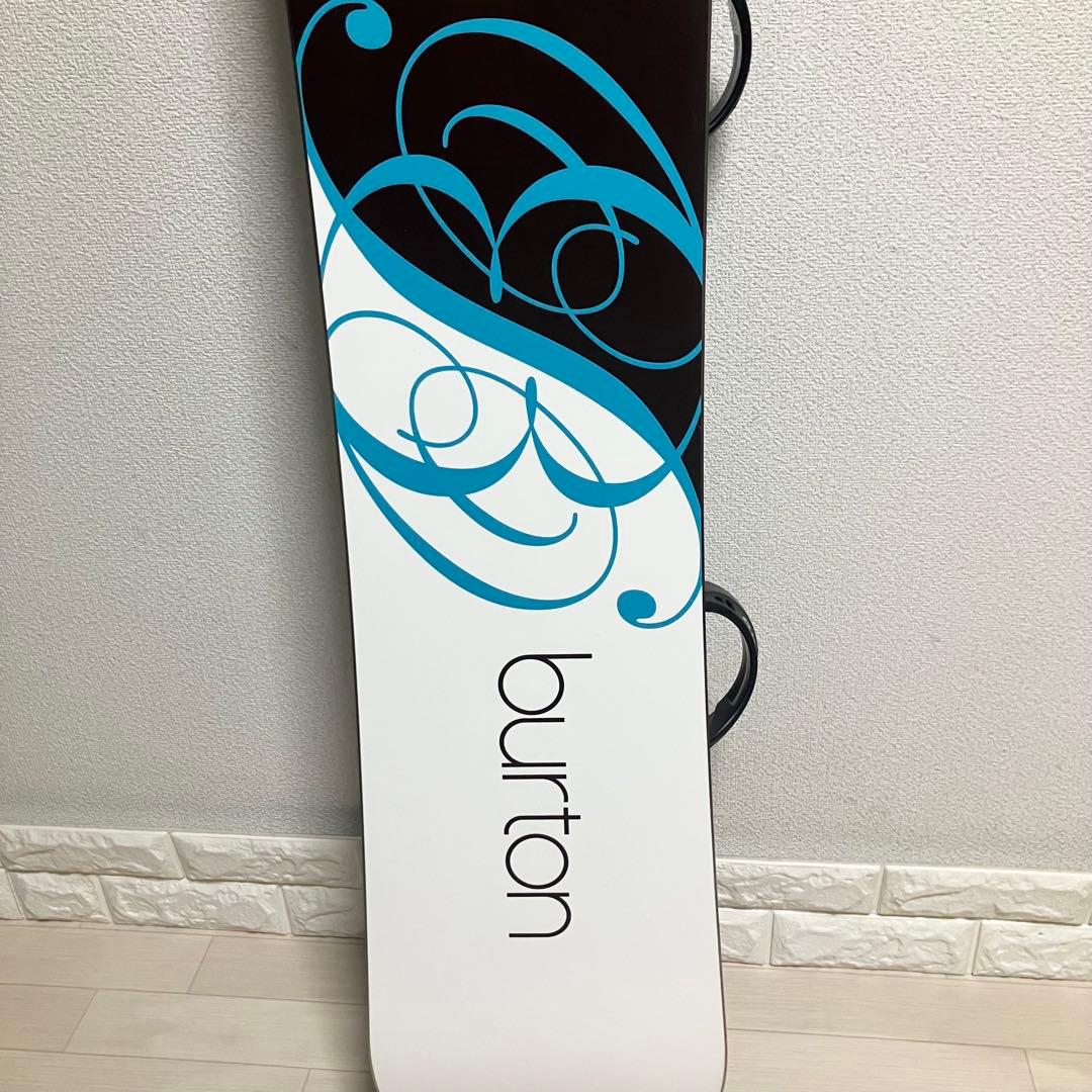 バック付/BURTON Luxバートンスノーボードセット147/バインディングM