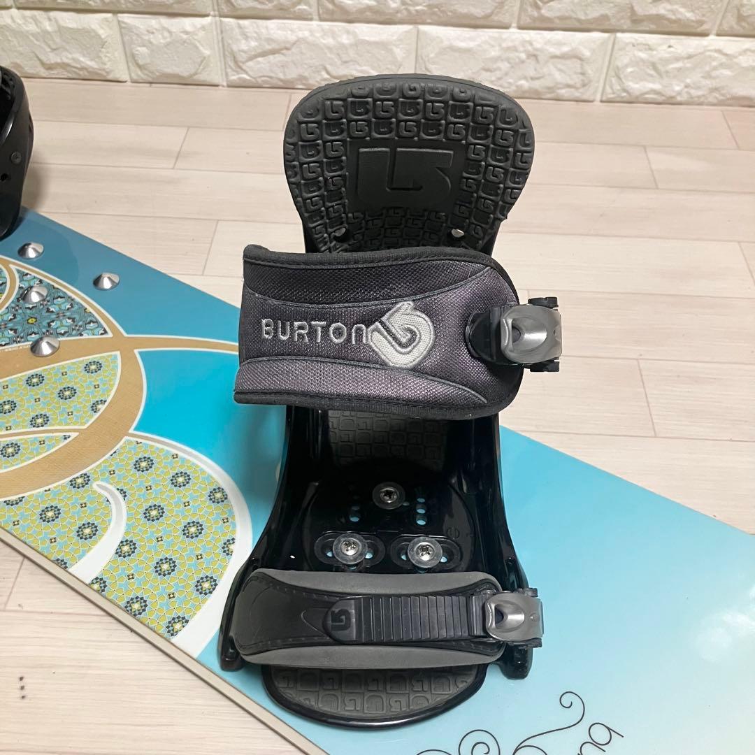 バック付/BURTON Luxバートンスノーボードセット147/バインディングM